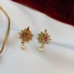 Peacock Short Neck Set with Kodi Chain - Image 3
