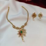 Peacock Short Neck Set with Kodi Chain