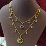 2 Layer Fancy Short Neck Set