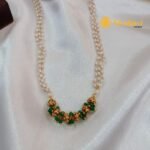 Pearls 3 Layer Mala with Amla  Ball and Beads - Image 3