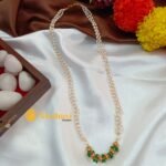 Pearls 3 Layer Mala with Amla  Ball and Beads