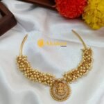 Hasli Lakshmi with Pearl  Short Neck Set - Image 3