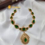 Jyothika's Inspired Short Neck Set - Image 2